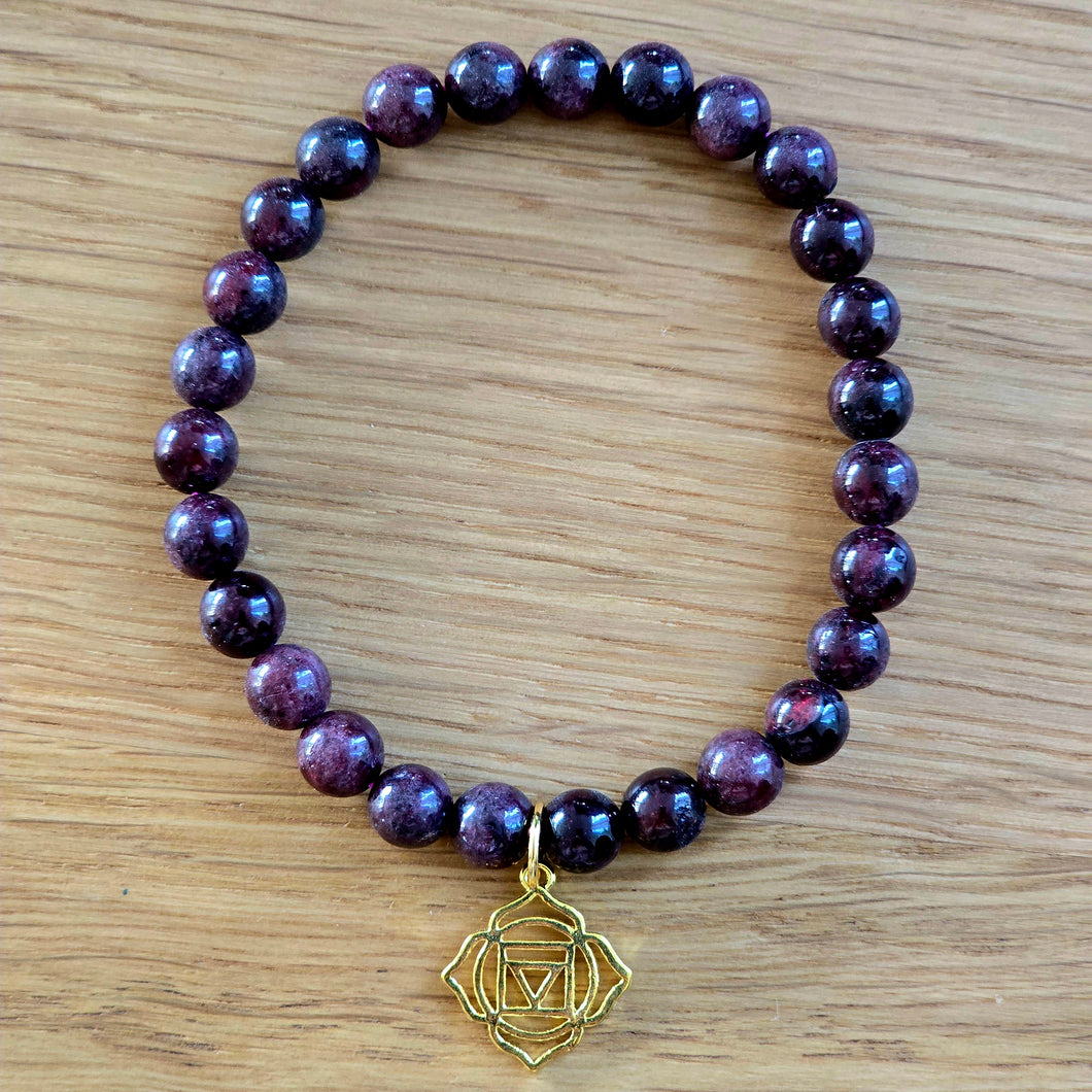 Wurzelchakra Armband Granat